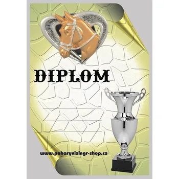 VIZINGR Kůň diplom A4 č.16