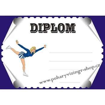 Krasobruslení diplom A4 č.11