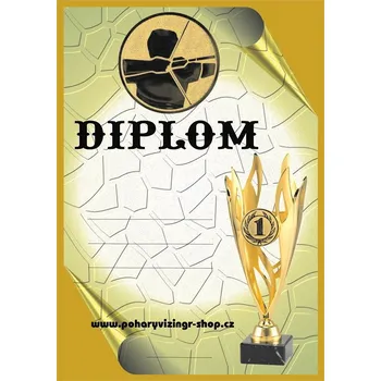 Lukostřelba diplom A4 č.9