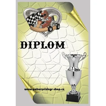Motokáry diplom A4 č.4
