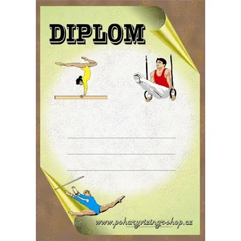 Gymnastika diplom A4 č.14