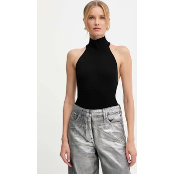 Top Patrizia Pepe dámský, černá barva, s golfem, 8K0310 K274 8K0310.K274 99X, vel. 38