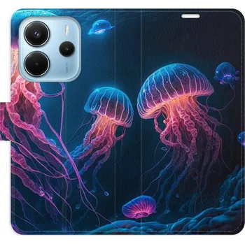 Pouzdro na mobilní telefon Flipové pouzdro iSaprio - Jellyfish - Xiaomi Redmi Note 14