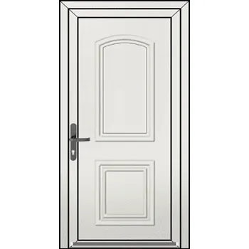 Vchodové dveře OknaDvereNaMiru.cz Vchodové plastové dveře 3D Vera 5 – standardní termín výroby 90 x 195 cm