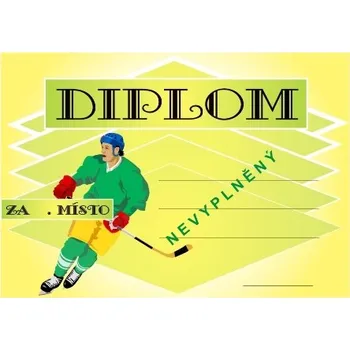 Hokej diplom A4 č.6