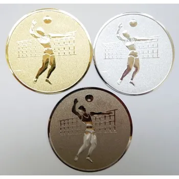 Dětské navlékací korálky Volejbal MAXI emblémy MUŽI A 2 č.19