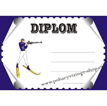 VIZINGR Biatlon diplom A4 č.27
