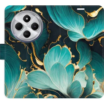 Pouzdro na mobilní telefon Flipové pouzdro iSaprio - Blue Flowers 02 - Xiaomi Redmi 14C / Poco C75