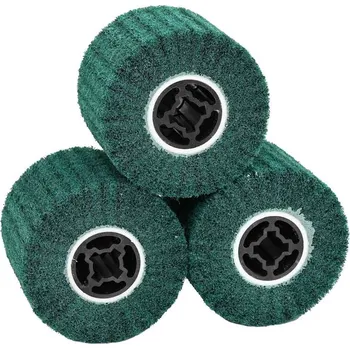 Průmyslová sponka Brusné válečky 3 pcs Zelená 12 x 12 x 10 cm Syntetické vlákno