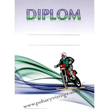 Motokros diplom A4 č.69