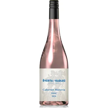 Cabernet Moravia Rose 2024, pozdní sběr, Švásta a Kadlec, polosuché