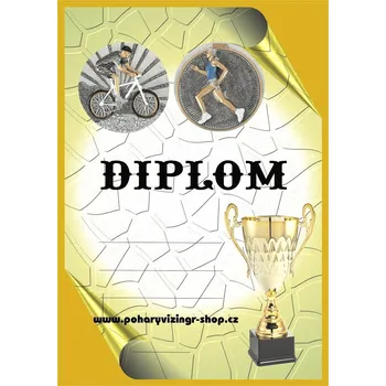 Duatlon ženy diplom A4 č.10