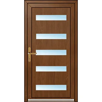 Vchodové dveře OknaDvereNaMiru.cz Vchodové plastové dveře STYL 6300 – standardní termín výroby 70 x 170 cm