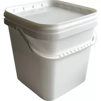 kbelík PP KBELÍK 10L ČTVERCOVÝ S POJISTKOU VČ. VÍKA BÍLÝ/480KS PALETA