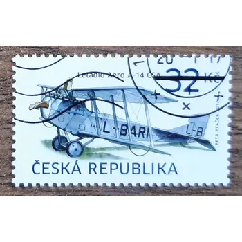 Sběratelství ČR 914 raz., Historické dopravní prostředky: letadlo AERO A-14 ČSA, r. 2017