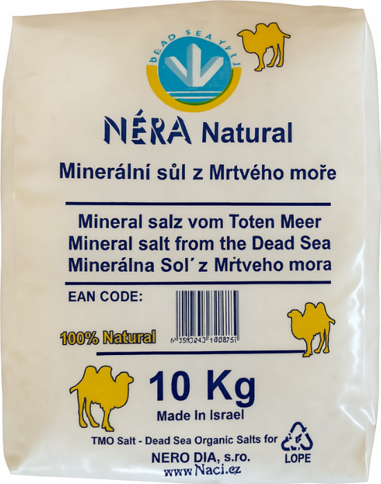 Sůl z Mrtvého moře NÉRA NATURAL Množství: 10 Kg - osobní odběr