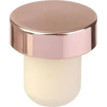 Vařečka Barevný špunt na víno s plochým víčkem Uzávěr na láhev 30 x 29 mm Praktická zátka pro víno Opakovaně použitelný uzávěr růžová