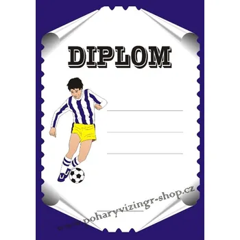 Fotbal diplom A4 č.33