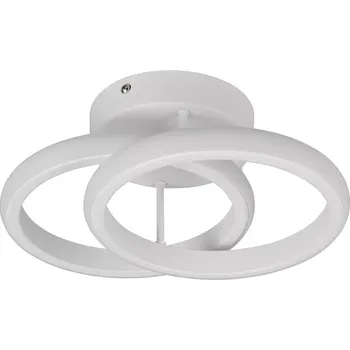 Trio Leuchten R63531131 KASIA - Stropní LED bílé svítidlo 26 x 18cm, 7W, 850lm, 4000K (Moderní stropní přisazený lustr v bílé barvě vhodný do malých místností)
