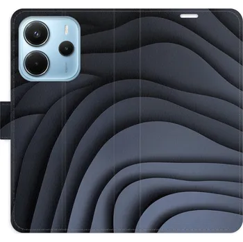 Pouzdro na mobilní telefon Flipové pouzdro iSaprio - Dark Waves - Xiaomi Redmi Note 14