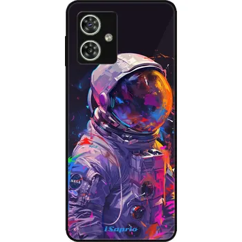 Lesklé pouzdro Exclusive iSaprio - Neon Astronaut - Motorola Moto G54 5G / G54 5G Power Edition