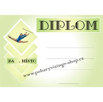 Gymnastika diplom A4 č.2