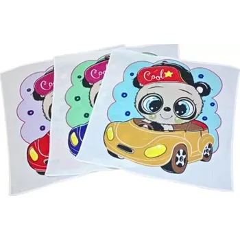 Látkový kapesník Dětské kapesníky v tašce Auto