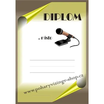 VIZINGR Mikrofon diplom A4 č.6