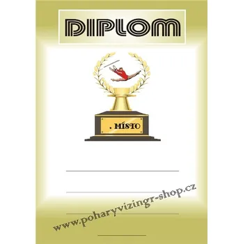 VIZINGR Gymnastika diplom A4 č.6