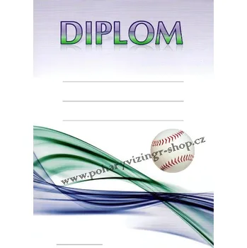 Baseball diplom A4 č.4