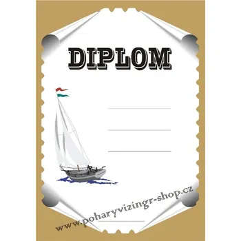VIZINGR Jachting diplom A4 č.3