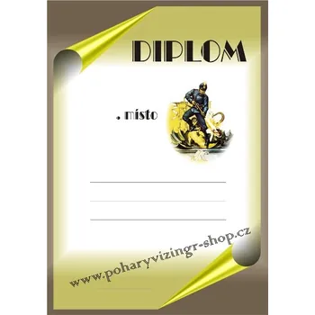 Hasiči diplom A4 č.20