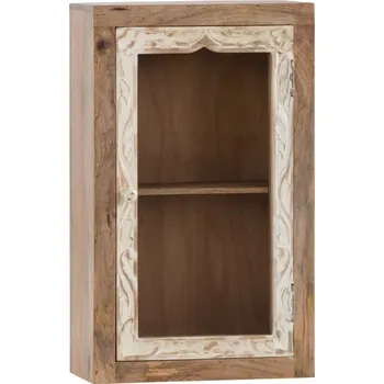 Koupelnový nábytek Nástěnná skříňka do koupelny masiv mango Madurai