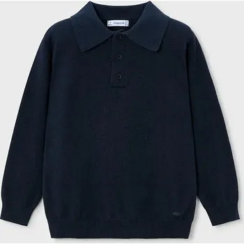 Dívčí svetr Dětský svetr s příměsí vlny Mayoral tmavomodrá barva, 4122 4122.5G.Mini.9BYA 59X, vel. 98