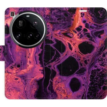 Pouzdro na mobilní telefon Flipové pouzdro iSaprio - Abstract Dark 02 - Xiaomi 15 Ultra