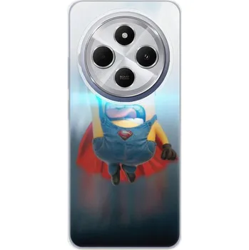 Pouzdro na mobilní telefon Odolné silikonové pouzdro iSaprio - Mimons Superman 02 - Xiaomi Redmi 14C / Poco C75