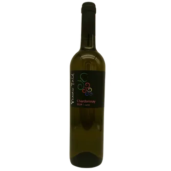 Víno Chardonnay 2024, moravské zemské víno, Vinařství Těthal, suché