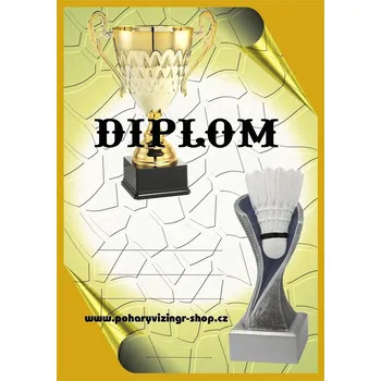 Badminton diplom A4 č.17