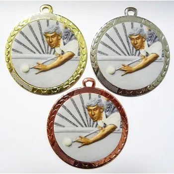 Kulečník medaile D113-K021 Stuhu vyberte z naší nabídky.