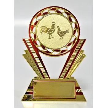 Slepice plaketa Q130Z-51 - zlatá