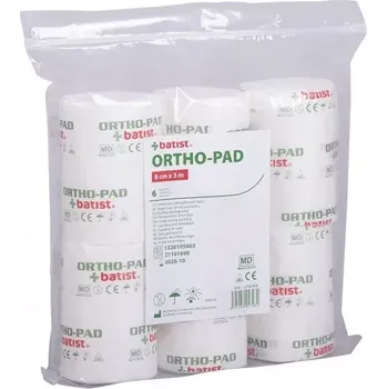 Obinadlo polstrovací pod sádru Ortho-Pad, 8 cm x 3 m, 6 ks v balení