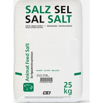 Krmivo pro hospodářské zvíře Krmná sůl – kamenná sůl do krmných směsí a pro hospodářská zvířata Množství: 25 kg - osobní odběr