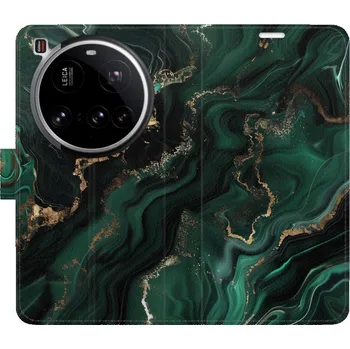 Pouzdro na mobilní telefon Flipové pouzdro iSaprio - Emerald 02 - Xiaomi 15 Ultra