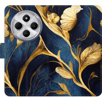 Pouzdro na mobilní telefon Flipové pouzdro iSaprio - GoldBlue - Xiaomi Redmi 14C / Poco C75