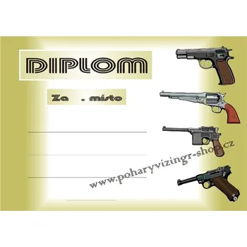 Střelci diplom A4 č.5