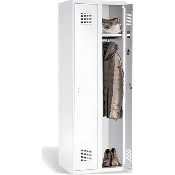 Školní nábytek 2-dveřová kovová šatní skříň #02 STANDARD 2