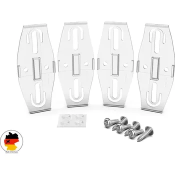 Držák SPZ Plexiclick® Průhledný držák SPZ Plexiclick V1 Transparent (110 mm) CZ