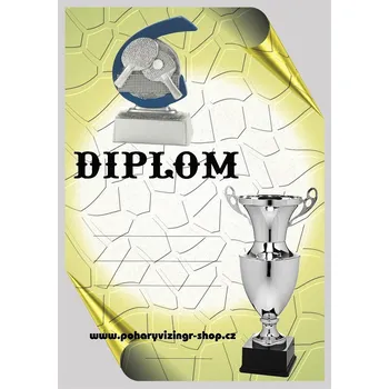 Stolní tenis diplom A4 č.23