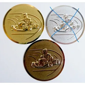 Motokáry MAXI emblém A12č.81 NEVYPISOVAT. Na emblémy nelze umístit štítek.