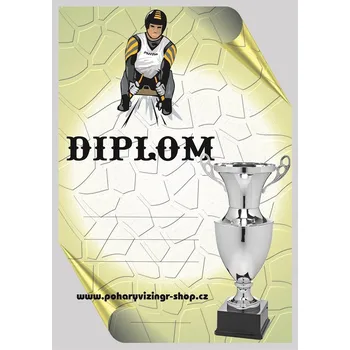 Sáňky diplom A4 č.35